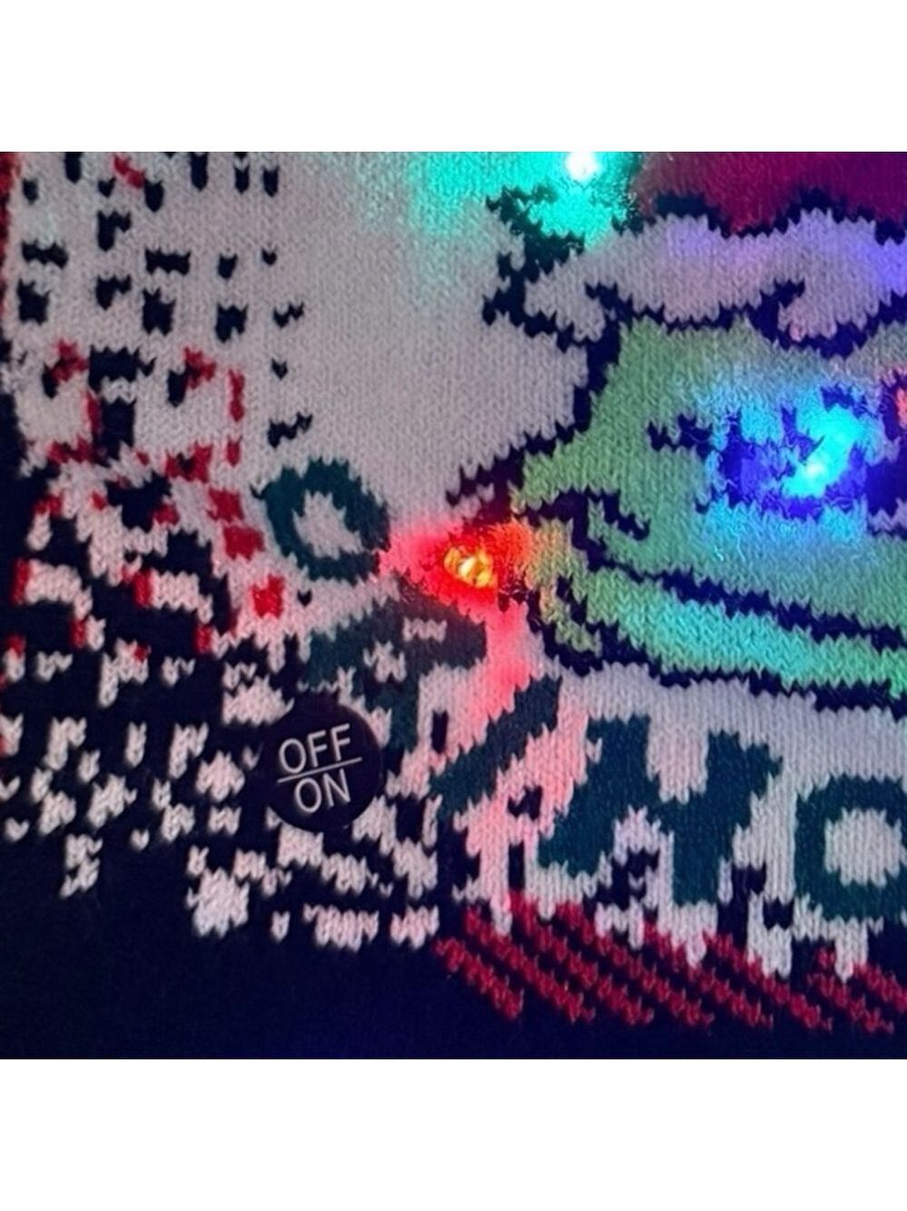 The Grinch Light Up Knit Beanie Unisex - Picture 5 of 7